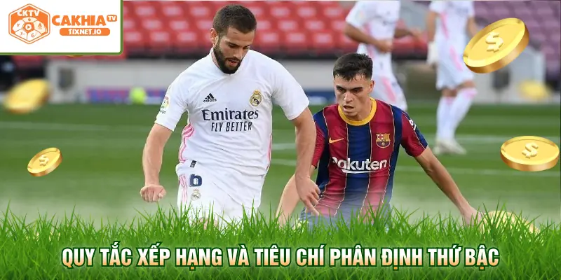 Bảng Xếp Hạng La Liga - Cập Nhật Điểm Số Mới Nhất 2026 Tại Cakhia 2 Quy tắc xếp hạng và tiêu chí phân định thứ bậc